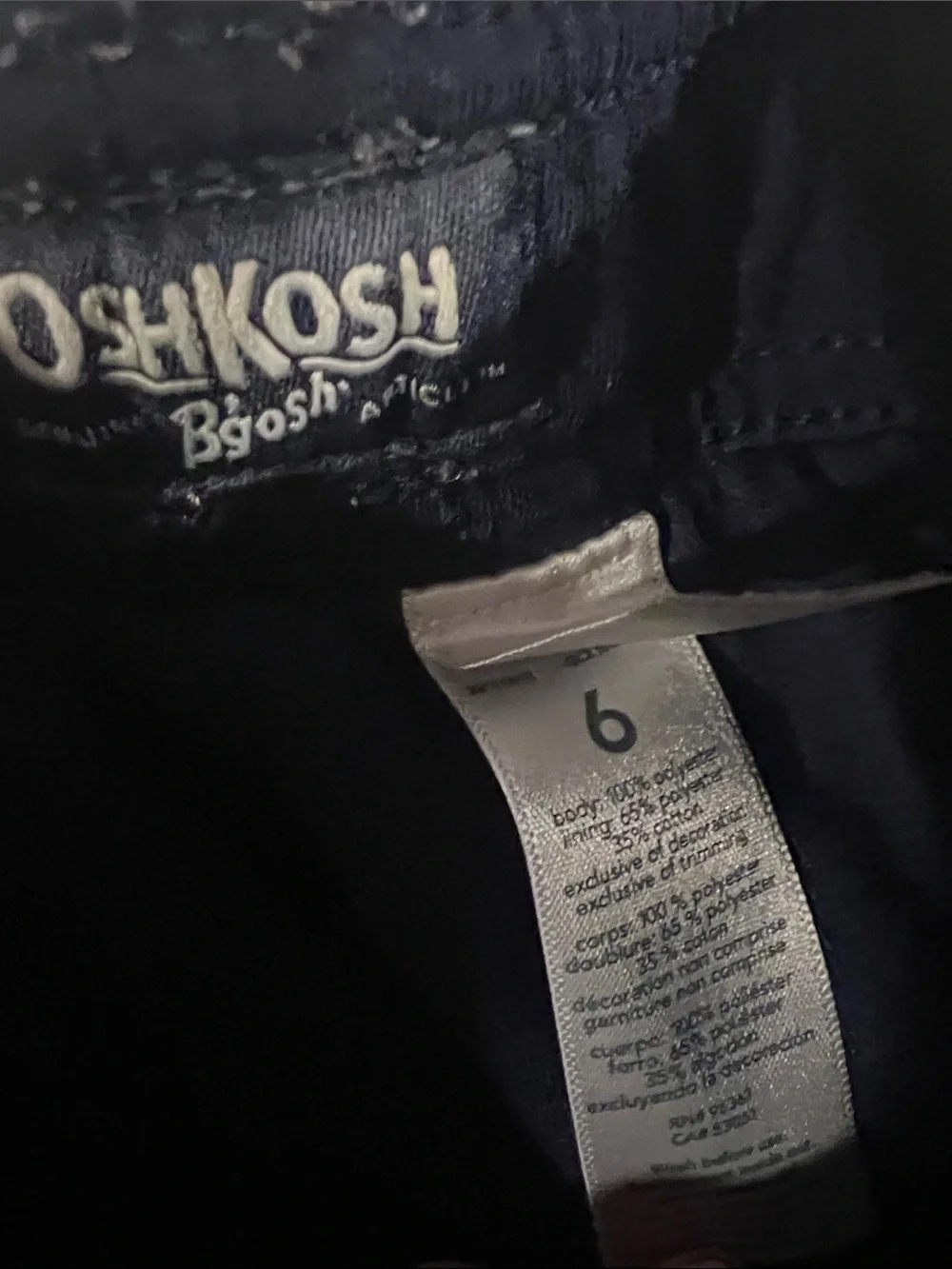 OshKosh B'gosh Gray Joggers with White & Black Side Stripes